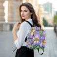 thumbnail image 6 of JIALIOU Mini Backpack Purse for Women Quilted Casual Daypack Small Travel Shoulder Bag, Pencil Drawing Flower, 6 of 7