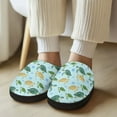 thumbnail image 4 of Whosucclay unisex Cotton Slippers Warm Soft House Shoes with Anti-slip Sole Cotton Slippers No Slip, 4 of 6