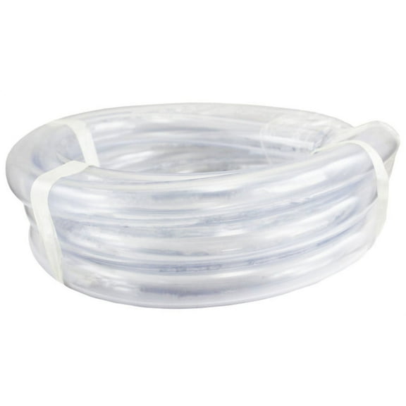 10 Ft x 9/16" ID Low Pressure Clear Flexible PVC Tubing Heavy Duty UV Chemical Resistant Vinyl Hose