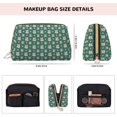thumbnail image 2 of Cartoon Cute Corgi Dog Green_A Makeup Bag, Large Capacity Travel Cosmetic Bag for Women Girls- Travel Toiletry Bag Leather Portable Waterproof Makeup Case Organizer with Handle, 2 of 4