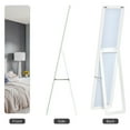 thumbnail image 4 of HOMCOM Full Length Mirror, Rectangular Full Body Mirror, White, 4 of 10