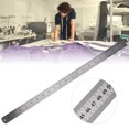 thumbnail image 3 of Fyydes Steel Ruler Woodworking Marking Locator Measuring Tape Tool Double‑Sided Scale 50cm,Woodworking Marking Locator,Measuring Tape, 3 of 10