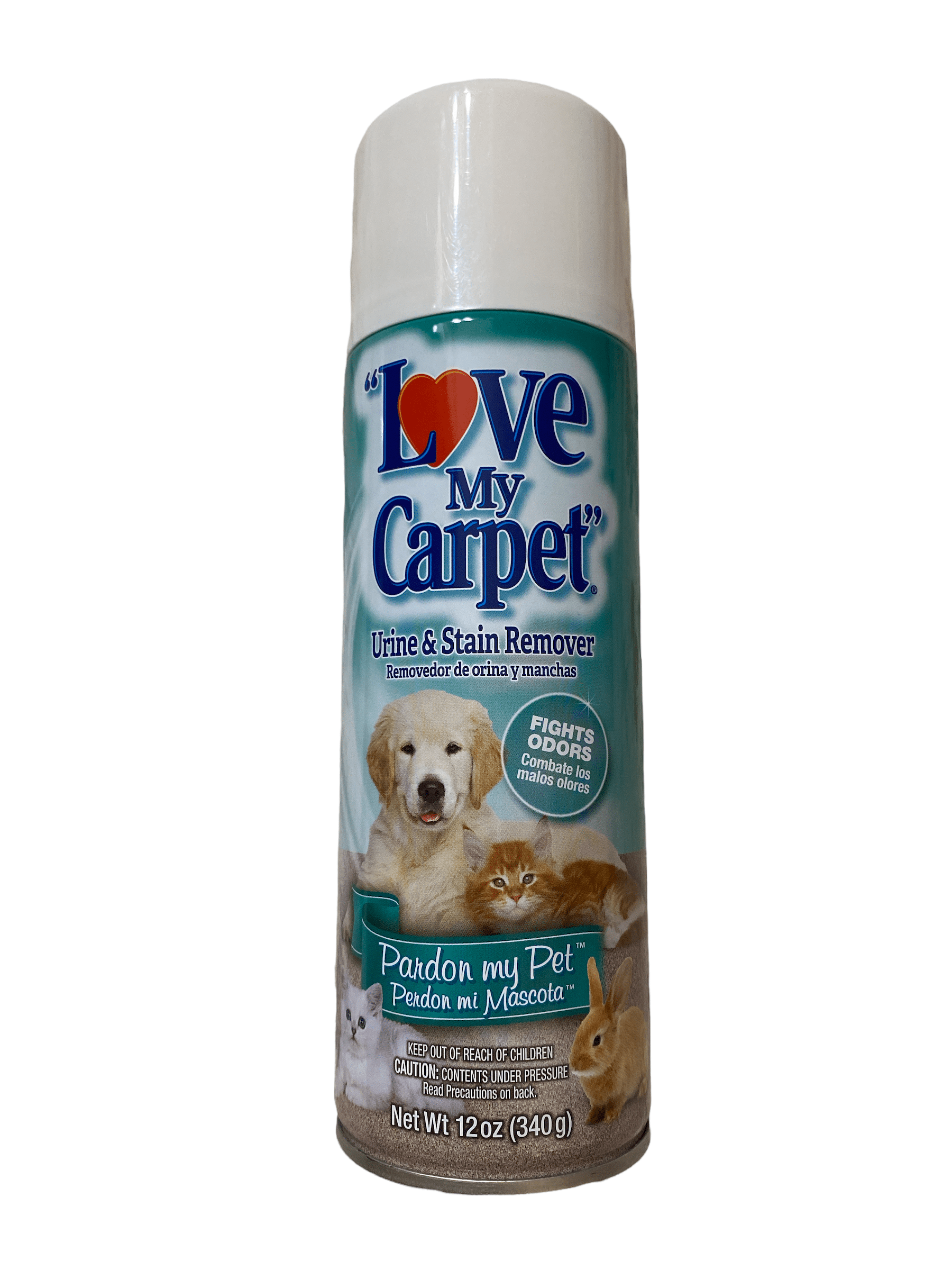 Love My Carpet Urine & Stain Remover Pardon My Pet 12oz 340g Each Pack