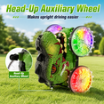 thumbnail image 4 of JoyStone Dinosaur Amphibious Remote Control Car for Water & Land with Water Machine, RC Monster Truck Toys with LED Lights, 360° Spins and Drifting for Boys Girls, Green, 4 of 9