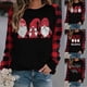 thumbnail image 5 of Pntutb Navidad moda mujer Casual manga larga impreso señoras sudaderas tops Pntutb Pntutb-2537, 5 of 5