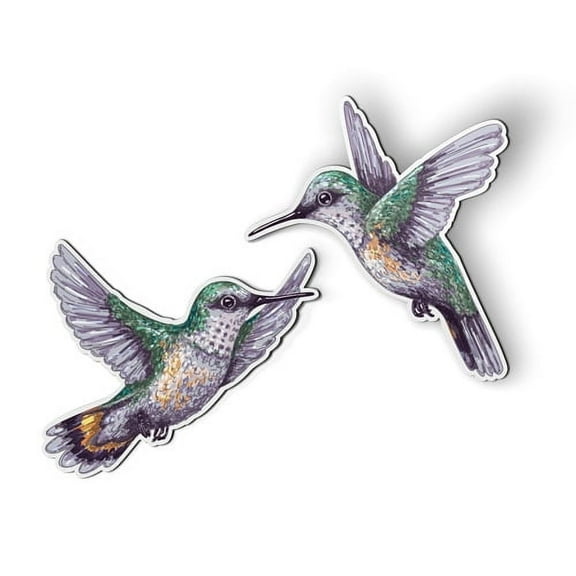 Hummingbirds Set - 3" each Magnets for Car Locker Refrigerator