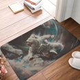 thumbnail image 4 of Yiaed Astronaut Polar Bear Roar Print Flannel Doormat Mat Outdoor Indoor Door Mats,Welcome Matt Outdoor Front Door Mat Doormat Outdoor Mat Outdoor Mat,16"x24", 4 of 7