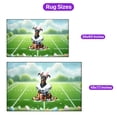 thumbnail image 5 of Happy Easter Hello Spring Doberman Pinscher Playing Football Indoor Rug Doberman Dog Lover Gifts Carpet Living Bed Room Sofa Home Decor - 13003, 5 of 5