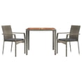 thumbnail image 6 of Bowery Hill PE Rattan Medium Modular Garden Dining Set in Gray, 6 of 20