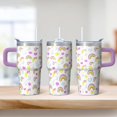 thumbnail image 2 of 20OZ Unicorn Lover Tumbler with Handle Double Wall Stainless Steel Travel Mug Great Presents for Women Perfect for Birthday Christmas and Shopping Sprees, 2 of 6