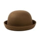 thumbnail image 2 of Sombrero bombín rizado de jazz para madre e hija, estilo femenino, de lana, para primavera y otoño, para parejas, Marubeni, 2 of 5