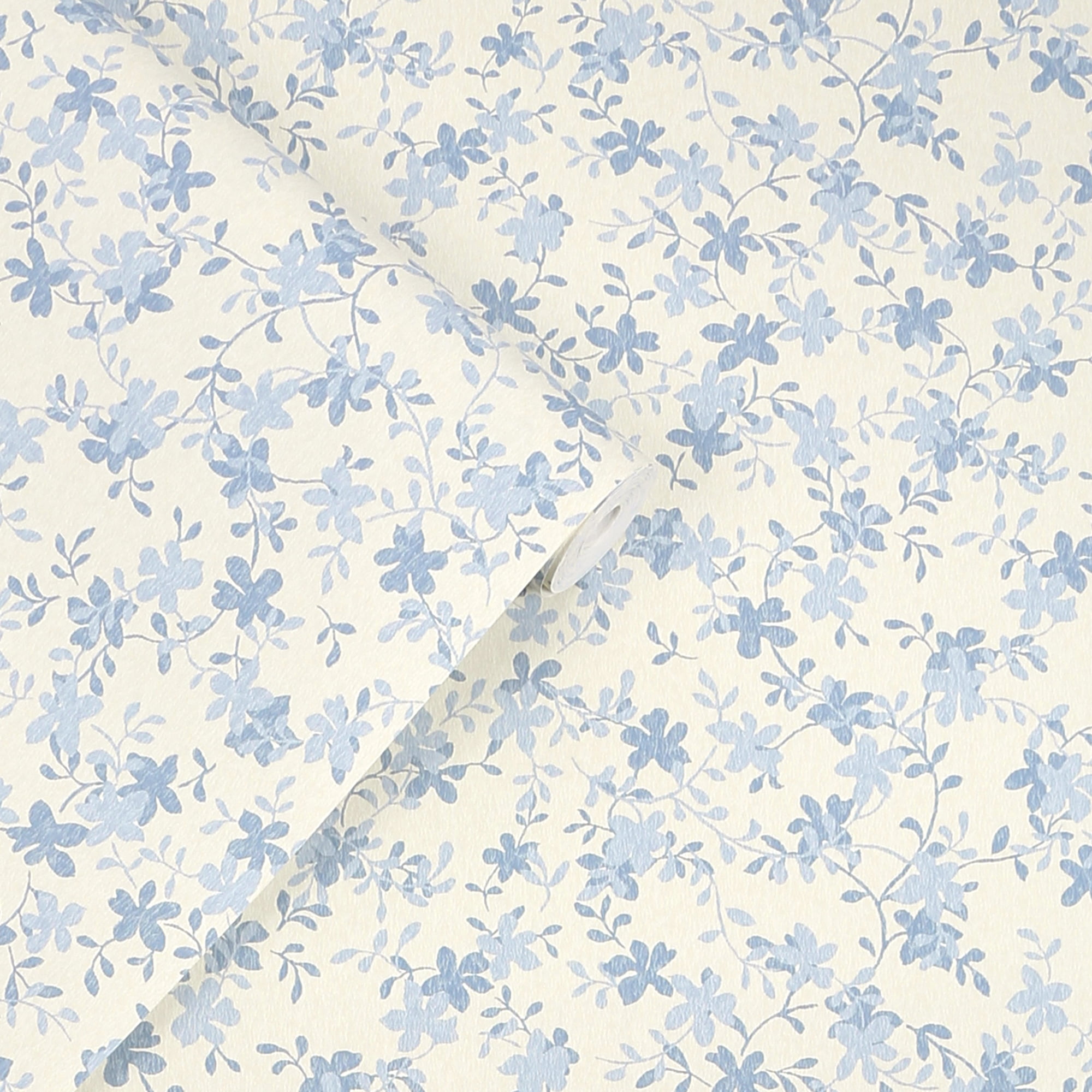 Laura Ashley Misterton Trail Pale Seaspray Blue Wallpaper