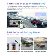 VIOFO A229 Pro 3 Channel 4K HDR Dash Cam, Dual STARVIS 2 Sensors, 4K+2K+1080P Front Inside and Rear, 5GHz WiFi, GPS, Voice Control, Parking Mode, Support 512GB Max
