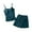 Green., variant on Bixock Women's Built in Bra Cami Top Pajama Set,2 Piece Homewear Outfits,Solid With Built-in Bra Loose Cami Top Capris Pants Loungewear Set