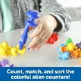 thumbnail image 3 of Learning Resources Grab & Sort Fine Motor Alien Counters  Math Manipulatives Ages 3+, 3 of 7