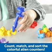 Learning Resources Grab & Sort Fine Motor Alien Counters Math Manipulatives Ages 3+