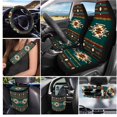 thumbnail image 2 of KUIFORTI Tribal Aztec Car Seat Cover Set Wear-Resistant Set 15 Pcs Full Set Car Accessories All-Season Protection Easy Installation Universal Fit for Vehicles,Cars,Suvs,Vans,Sedans, 2 of 7