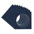 thumbnail image 3 of Navy Suede Picture Frame Mat for 23x23 Frames - Circle Opening for 20x20 Photos - 10 Mats, 3 of 7