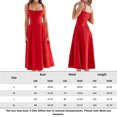 thumbnail image 2 of Vestido Midi Vestido Vestido midi de vendaje para mujer Vestido de fiesta elegante de verano sin espalda a la moda (Rojo M) Kuymtek para Mujer Rojo T S, 2 of 6