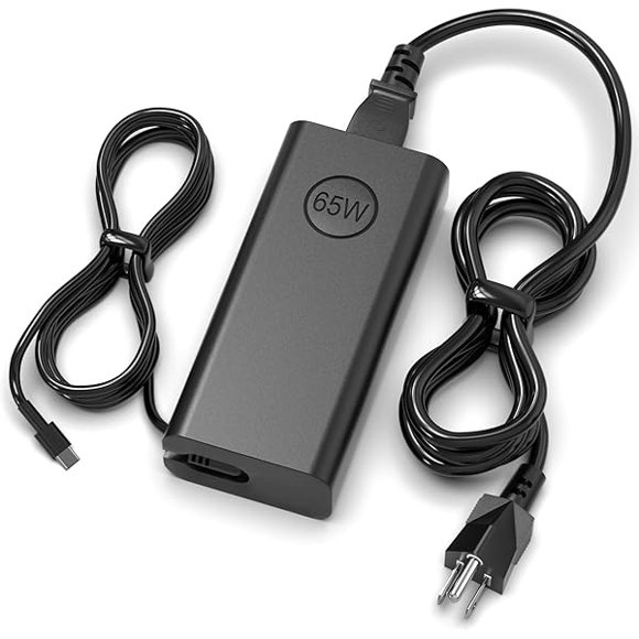 xixishop New Slim 65W USB C Dell Laptop Charger - for Latitude 5530 5420 5430 5520 5540 7430 7420 7440, for Inspiron 14 7425 16 7620 XPS 13 7390 2-in-1 Chromebook 3100 Dell Computer Power Adapter Cord
