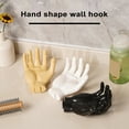 thumbnail image 5 of 2Pcs Hook Hand Shape Hook Wall Mount Soap Holder Storage Hanging Hook for Bathroom, 5 of 6