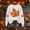White, variant on ZGRBOU Fall Maple Leaf Print Sweatshirts for Women Long Sleeve Crew Neck Pullover Tops Halloween Fashion Festival Outfit