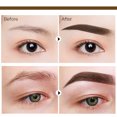 thumbnail image 4 of Kit de sellos para cejas de maquillaje para mujer, maquillaje en polvo para cejas Natural, maquillaje resistente al agua, maquillaje de cejas de larga duración, 4 of 5