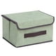 thumbnail image 5 of Juego de contenedores de almacenamiento, cestas de almacenamiento, cajas de almacenamiento plegables, cubos con tapas, tela S verde, 5 of 6