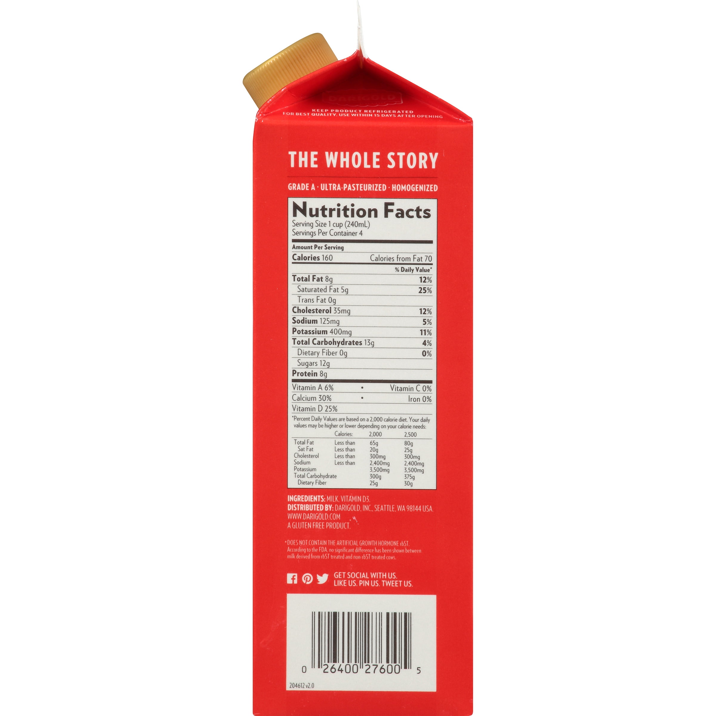 Darigold Darigold Milk 1 Qt Tiendamia Com
