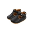 thumbnail image 2 of SUNSIOM Infants Girl Leather Walking Anti-Slip Hollow-out Ruffle Shoes, 2 of 10