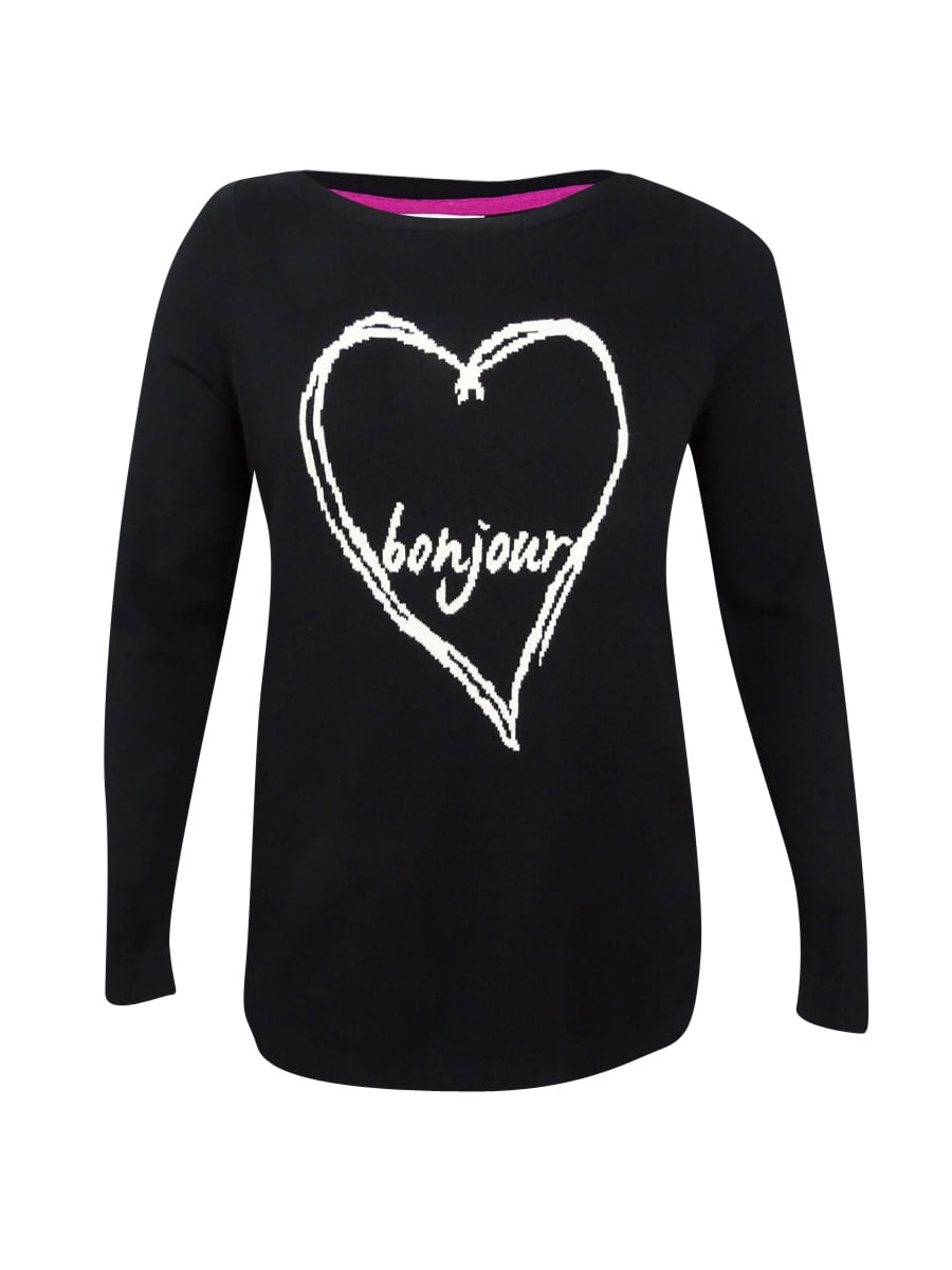 charter club heart sweater