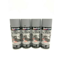 Duplicolor HVP109 - 4 Pack Vinyl & Fabric Spray Paint Medium Gray - 11 oz