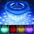 thumbnail image 1 of Luces de piscina, luz subacuática para bañera con proyección de peces, luces LED flotantes para piscina con 6 modos y 4 colores, para niños, bañera, spa, piscina y jardín., 1 of 5