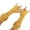 Yellow, variant on Gothic Distressed Gloves for Female Hollowout Casual Gloves Decorative Gloves Cool Girls Arm Sleeves Accessories
