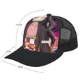 thumbnail image 2 of Kamado Nezuko Adult Baseball Cap Adjustable Sun Visor Hat Prints Trucker Hats Skull Cap Headwear for Men Women, 2 of 6