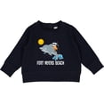 thumbnail image 2 of Inktastic Fort Myers Beach Florida Dolphin Baby Sweatshirt, 2 of 4