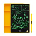 thumbnail image 1 of Tablero de escritura LCD portátil para niños con caja de lápices - Pantalla monocromática, batería de botón incluida, color amarillo brillante, 1 of 6