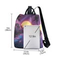 thumbnail image 3 of FORMRS Women's Travel Backpack Purse Anti-Theft Hidden Pockets Casual Shoulder Bag, Blue Neon Road, 3 of 7