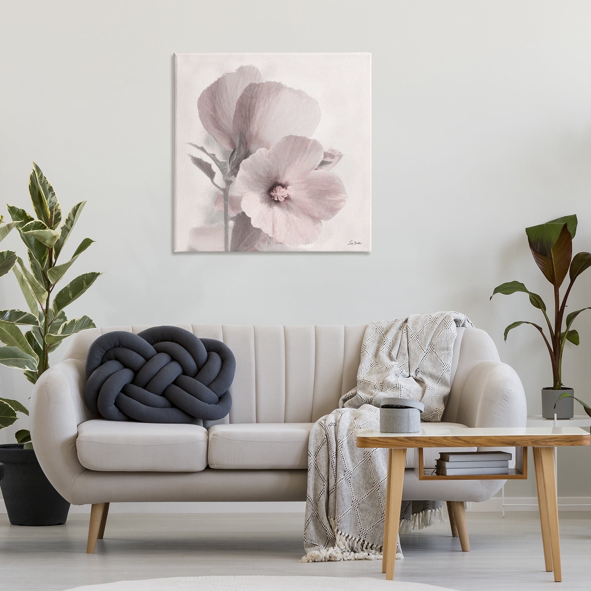 Stupell Industries Vintage Apple Blossom Botanical & Floral Painting Gallery Wrapped Canvas Art Print Wall Art, 30 x 30