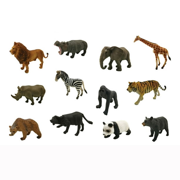 Cieken 12PCS Plastic Simulation solid Wild Animal World Puzzle Learning Toy Figures Model Zoo Cieken 12PCS Plastic Simulation solid Wild Animal World Puzzle Learning Toy Figures Model Zoo