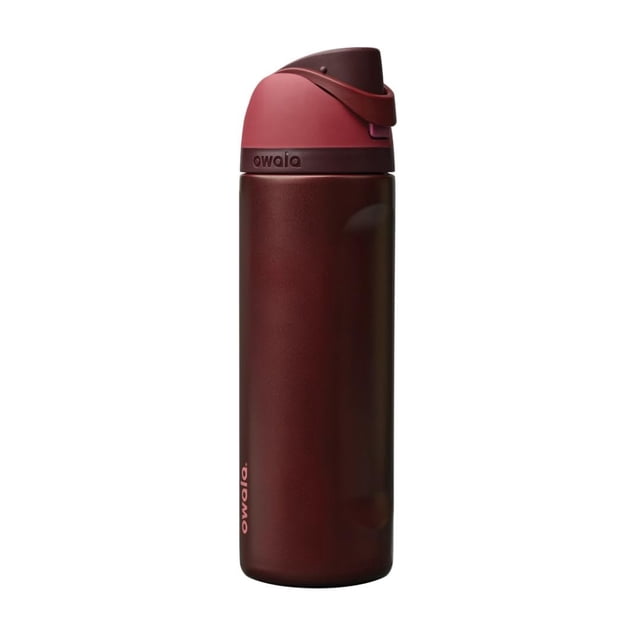 Botella de Agua Owala FreeSip con Pajilla Aislada 710ml Cereza Negra