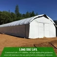 thumbnail image 3 of Panda Film Light Deprivation Greenhouse Cover  20 mil  100% Blackout Tarp, Black White  Sheeting, Green House Film (6' x 10'), 3 of 6