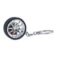 thumbnail image 3 of koolsoo Mini Cute Tire Keyring Creative Automobile Car Parts Model Key Chains Lovers White, 3 of 9