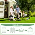thumbnail image 6 of DEORAB Outdoor Rugs Waterproof Plastic Straw Mat 6'x9' Reversible for RV Patio Deck Beach Coffee & Beige, 6 of 6