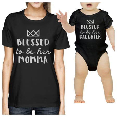 

To Be Her Momma & Daughter Black Unique Mom Gifts From Daughters