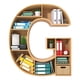 thumbnail image 1 of Regalos de la Familia para la Navidad, 26 Alfabeto Libro Colgante Ornamento Acrílico Colgante 8x8x0.4cm para Árbol Puerta Mochila Coche, Amantes Del Libro Regalos Bibliotecario Gusano, 1 of 1