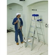 Louisville Ladder 6-Foot Aluminum Step Ladder with molded pail, 250-Pound Load Capacity, Type I, AS2106