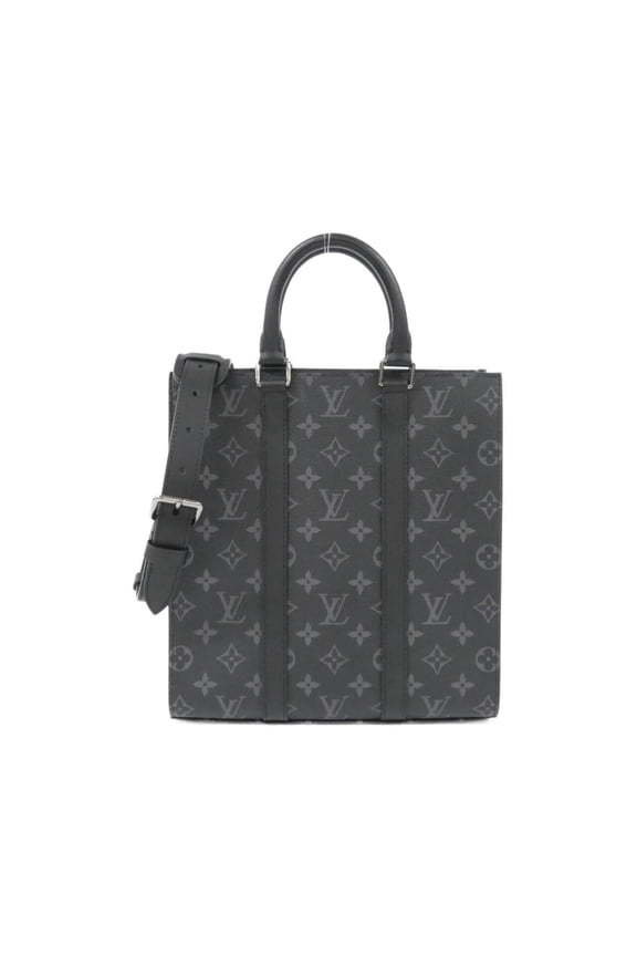 Pre-Owned Louis Vuitton Monogram Eclipse Sac Plat Cross Handbag M46098