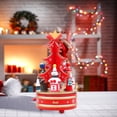 thumbnail image 4 of Rongfmy Creative Music Box Rotating Wooden Musical Box Decoration Toy for Indoor Desktop Red, 4 of 6