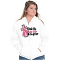 thumbnail image 4 of Faith Hope Love Breast Cancer Aware Zip Hoodie Sweatshirt Women Brisco Brands S, 4 of 6